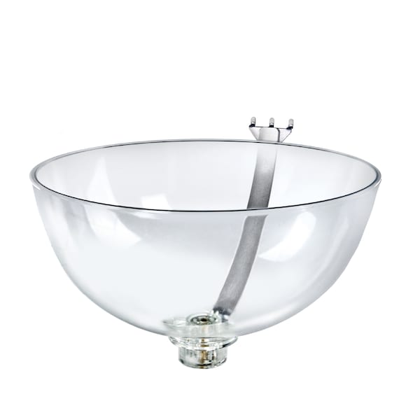 Azar Displays 14" Bowl Display W/ Curved Metal Arm for Pegboard/Slatwall 729914 - main